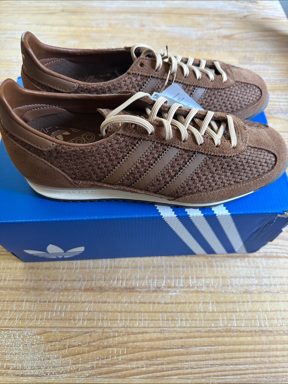 Adidas SL 72 Women’s Brown Woven Retro Sneaker